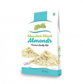 Natureale Blanched Sliced Almonds   Box  400 grams
